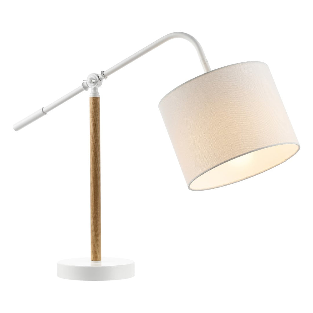 Safavieh Loryn, 18 Inch, White/Brown, Metal Table Lamp Brown/White TBL4543A