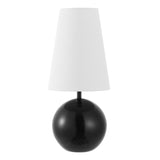 Safavieh Jo , 20 Inch, Black, Resin Table Lamp Black 9 x 9 x 20