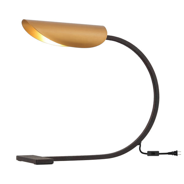 Safavieh Mari, 14.5 Inch, Antique Gold/Rust, Metal Table Lamp TBL4553A Antique Gold/Rust