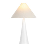 Safavieh Kimora, 26.5 Inch, White / Oatmeal, Resin Table Lamp TBL4558A