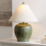 Safavieh Dylan, 22 Inch, Antique Green, Resin Table Lamp TBL4560A Anqitue Green