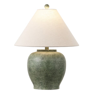 Safavieh Dylan, 22 Inch, Antique Green, Resin Table Lamp TBL4560A Anqitue Green