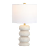 Safavieh Coco, 22 Inch, Cream, Ceramic Table Lamp TBL4561A