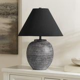 Safavieh Naomi, 22 Inch, Grey/Black, Ceramic Table Lamp TBL4562A