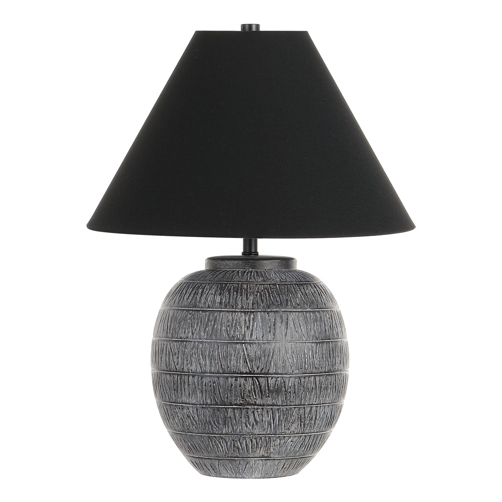 Safavieh Naomi, 22 Inch, Grey/Black, Ceramic Table Lamp TBL4562A