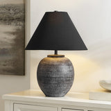 Safavieh Naomi, 22 Inch, Grey/Black, Ceramic Table Lamp TBL4562A