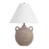 Safavieh Soline, 24 Inch, Grey Washed, Ceramic Table Lamp TBL4563A