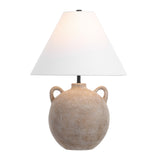 Safavieh Soline, 24 Inch, Grey Washed, Ceramic Table Lamp TBL4563A