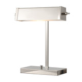 Safavieh Rylan, 16.5 Inch, Polished Nickle, Metal Table Lamp W/ Usb Port TBL4567A-U Polished Nickel