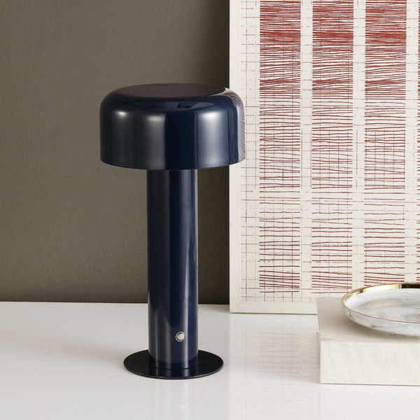 Safavieh BONNY, 13.375 INCH DARK BLUE TABLE LAMP - Stylish, Portable Lighting for Home or Office Décor TBL4568A