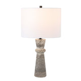 Safavieh Colette, 25.25 Inch, Grey, Travertine/Metal Table Lamp Grey TBL4571B