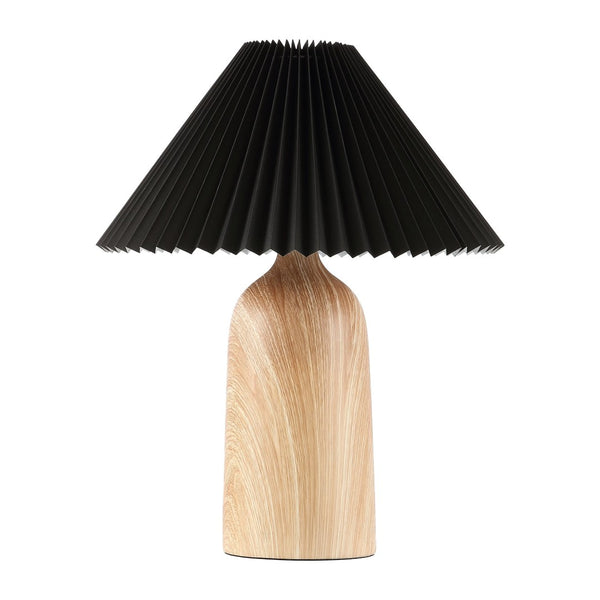 Safavieh FABI, 19-Inch Black/Natural Resin Table Lamp - Modern Design for Cozy Ambient Lighting & Style TBL4575A