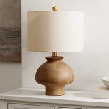 Safavieh Noam, 22.5 Inch, Light Brown, Ceramic Table Lamp TBL4578A Light Brown