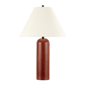 Safavieh RENNIE, 25.5" Walnut Wood & Metal Table Lamp – Modern Accent Lighting for Cozy Bedrooms & Offices TBL4580A
