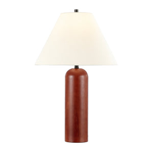 Safavieh RENNIE, 25.5" Walnut Wood & Metal Table Lamp – Modern Accent Lighting for Cozy Bedrooms & Offices TBL4580A