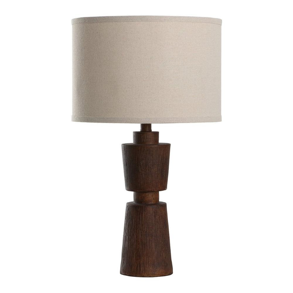 Safavieh NICI, Elegant 23-Inch Resin Table Lamp for Stylish Ambient Lighting in Living Spaces and Offices Brown TBL4581A