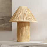 Safavieh Cassie, 20 Inch, Natural, Paper Rope Table Lamp Natural TBL4587A