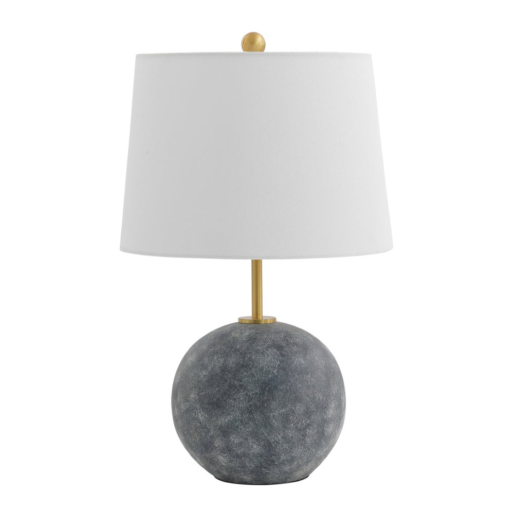 Safavieh CLA, Modern Grey Washed Concrete Table Lamp with Brass Accents - Elegant Lighting for Any Space TBL4592A