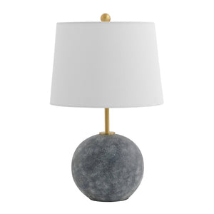 Safavieh CLA, Modern Grey Washed Concrete Table Lamp with Brass Accents - Elegant Lighting for Any Space TBL4592A