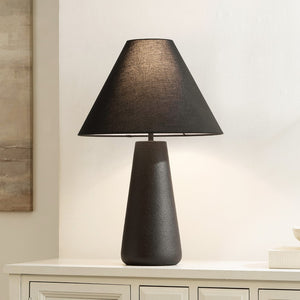 Safavieh Piper, 27 Inch, Black, Resin Table Lamp Black Shade  Tbl4594a