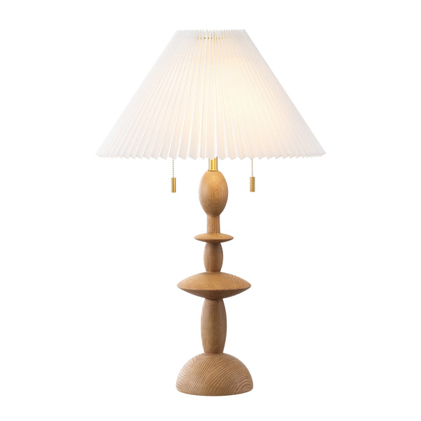 Safavieh Mensy, 28.5 Inch Natural Resin Table Lamp - Elegant Design For Warm Ambiance In Any Room Natural Resin Body ,Fabric Shade Tbl4595a