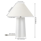 Safavieh Symone, 22 Inch, White, Resin Table Lamp TBL4599A White