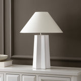 Safavieh Symone, 22 Inch, White, Resin Table Lamp TBL4599A White