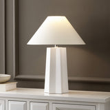 Safavieh Symone, 22 Inch, White, Resin Table Lamp TBL4599A White