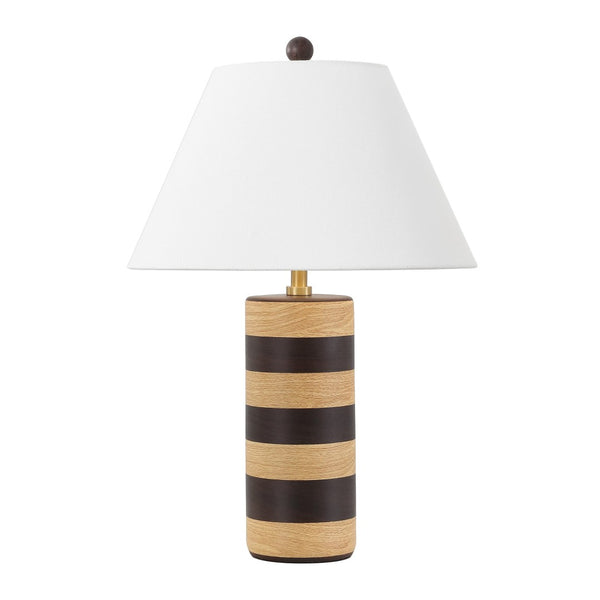 Safavieh SHEA, 24 Inch Light & Dark Brown Resin Table Lamp - Stylish Accent for Living Room & Bedroom Decor TBL4603A