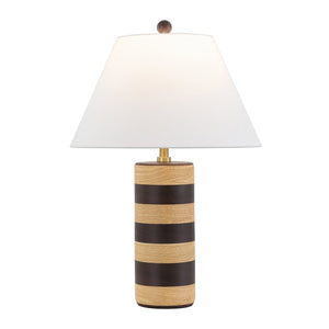 Safavieh SHEA, 24 Inch Light & Dark Brown Resin Table Lamp - Stylish Accent for Living Room & Bedroom Decor TBL4603A