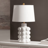 Konny, 24 Inch, Antique White, Ceramic Table Lamp