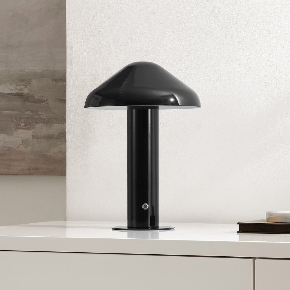 Safavieh Jace, 13-inch Black Metal Table Lamp – Modern Elegance For Home Or Office, Perfect Ambiance Lighting Black Metal Body & Metal Shade Tbl4614a