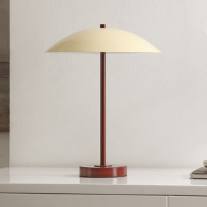 Safavieh Stassi, 16 Inch, Red/Cream, Metal Table Lamp Cream Shade Metal