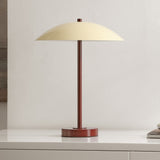 Stassi, 16 Inch, Red/Cream, Metal Table Lamp