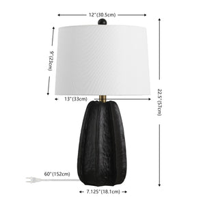 Safavieh Marni, Elegant 22.5 Inch Chocolate Brown Resin Table Lamp Set Of 2 For Stylish Home Décor Chocolate Brown Resin Body ,Fabric Shade Tbl4632a-set2