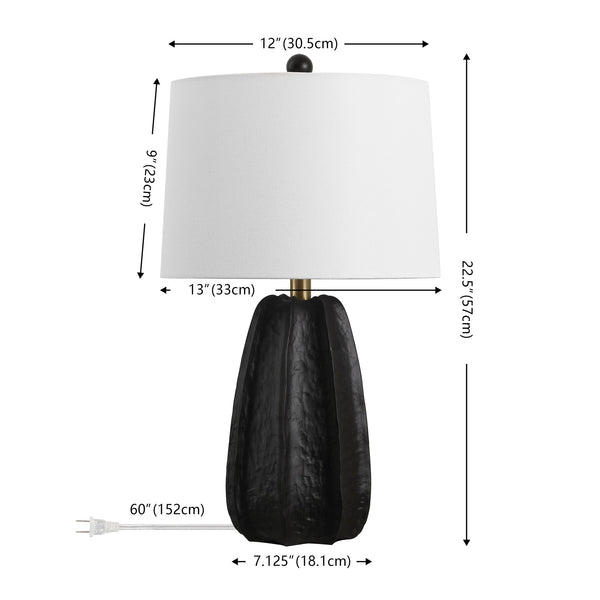 Safavieh Marni, Elegant 22.5 Inch Chocolate Brown Resin Table Lamp Set Of 2 For Stylish Home Décor Chocolate Brown Resin Body ,Fabric Shade Tbl4632a-set2