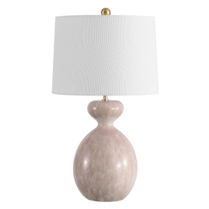 Safavieh Marialla, 25 Inch Ivory Ceramic Table Lamp - Elegant Lighting For A Warm And Inviting Home Atmosphere Ivory Ceramic Body ,Fabric Shade Tbl4649a