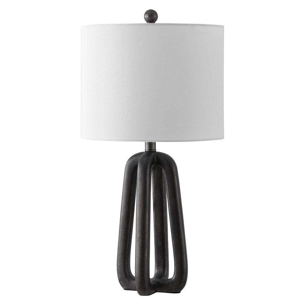 Safavieh Anine, 25-inch Black Resin Table Lamp - Modern Elegance With Soft Ambient Glow For Any Space Black Resin Body ,Fabric Shade Tbl4654a
