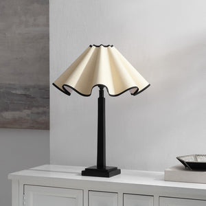 Safavieh Monika, 24.5-Inch Resin Table Lamp With Natural Rattan Shade — Black Base, Warm Ambient Glow For Living Spaces TBL4663A