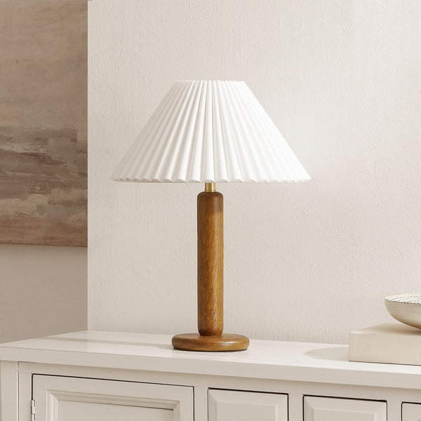 Safavieh Chlo, 20.25" Resin Table Lamp In Dark Brown With Fabric Shade — Sculptural Ambient Light For Rooms TBL4676A