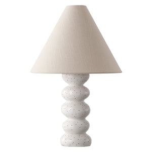 Safavieh Luana, 24-Inches White Resin Table Lamp With Fabric Shade — Coastal Minimalist Ambient Lighting For Home TBL4681A