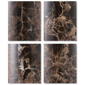 Safavieh Rosalie, Dark Brown Marble Table Lamp With Fabric Shade — 17.5" Compact Elegant Ambient Lighting TBL4684A