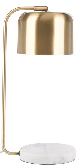 Safavieh FOLEY, 19-Inch Brass & Marble Table Lamp – Elegant Design for Home & Office Lighting Needs TBL7021A