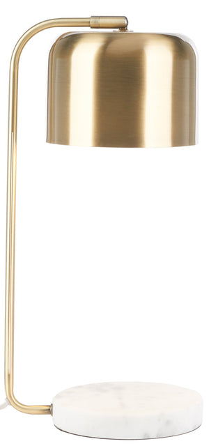 Safavieh FOLEY, 19-Inch Brass & Marble Table Lamp – Elegant Design for Home & Office Lighting Needs TBL7021A