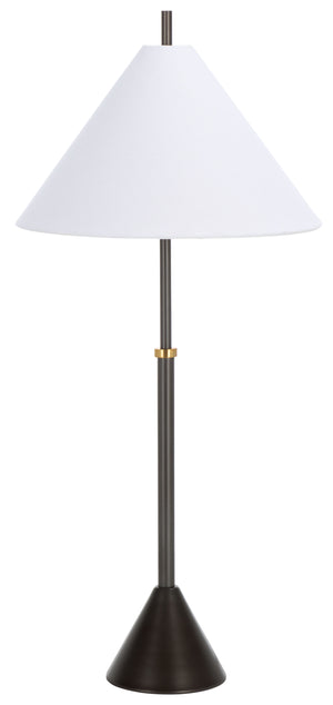 Safavieh Troye, 30 Inch Antique Silver Metal Table Lamp - Elegant Design For Contemporary Home Decor Styles Antique Silver Metal Body ,Fabric Shade Tbl8004a