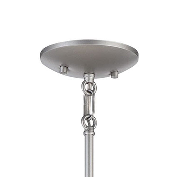 Thomas Lighting Wright Square Bell Shade Mini Pendant Matte Nickel Finish for Kitchen Islands TC0008117