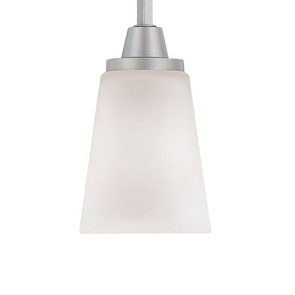 Thomas Lighting Wright Square Bell Shade Mini Pendant Matte Nickel Finish for Kitchen Islands TC0008117