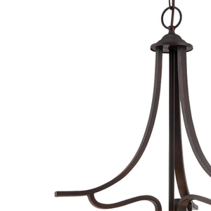 Thomas Lighting Treme Metal Tulip Glass Pendant Light for Kitchen Islands and Dining Spaces Brown 20 inches TC0021704