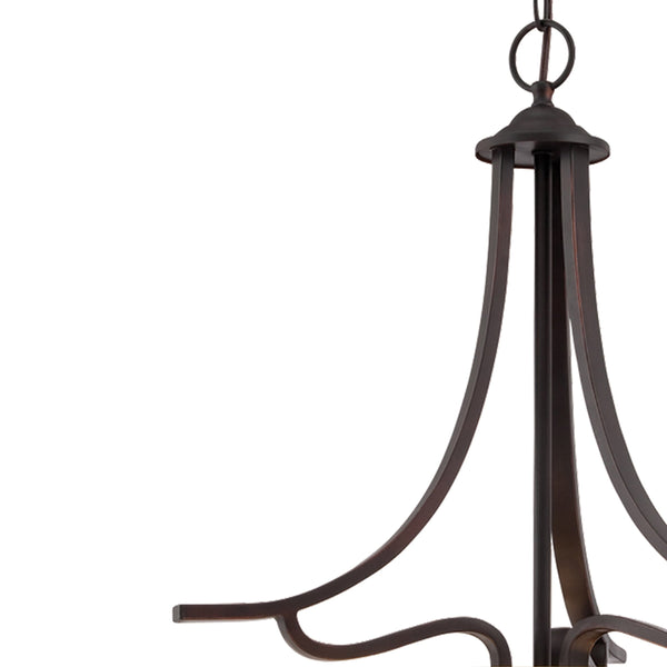 Thomas Lighting Treme Metal Tulip Glass Pendant Light for Kitchen Islands and Dining Spaces Brown 20 inches TC0021704