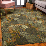 Dalyn Rugs Tropics TC11 Machine Made 100% Polyester Coastal Rug Clay 9' x 12' TC11CL9X12